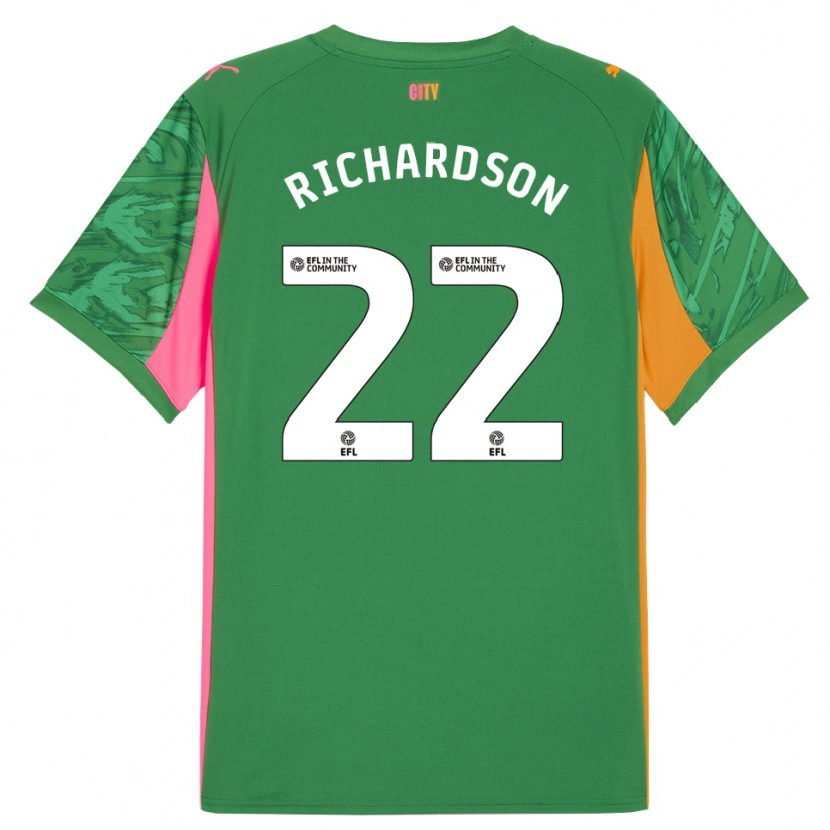 Danxen Damen Fran Stenson #22 Trikot Grün Orange Torwarttrikot 2025/26 Österreich