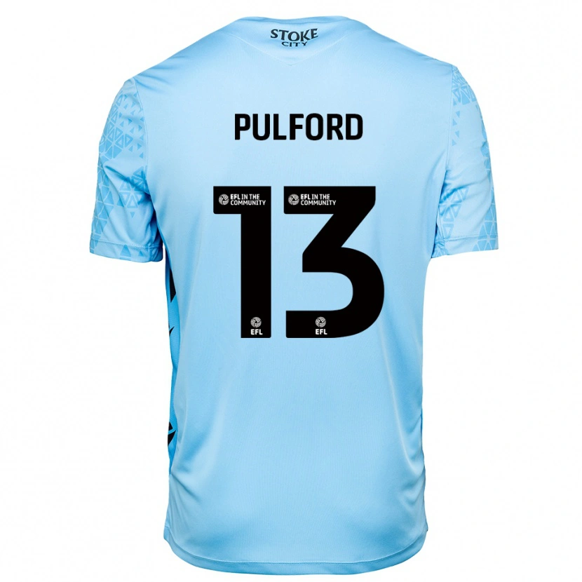Danxen Damen Lucas Pulford #13 Trikot Himmelblau Schwarz Torwarttrikot 2025/26 Österreich