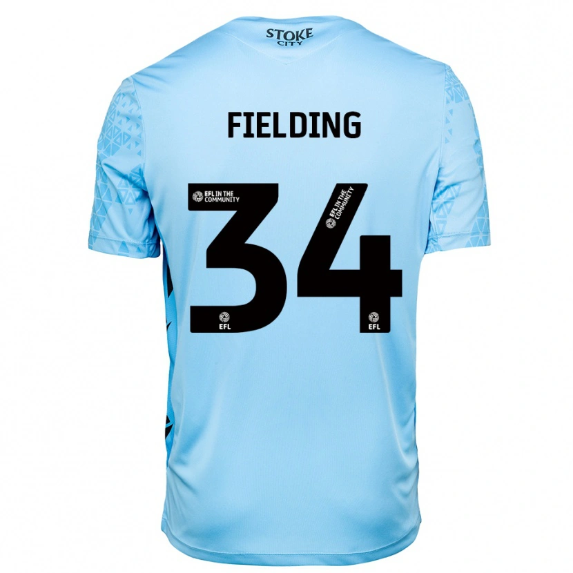 Danxen Damen Frank Fielding #34 Trikot Himmelblau Schwarz Torwarttrikot 2025/26 Österreich