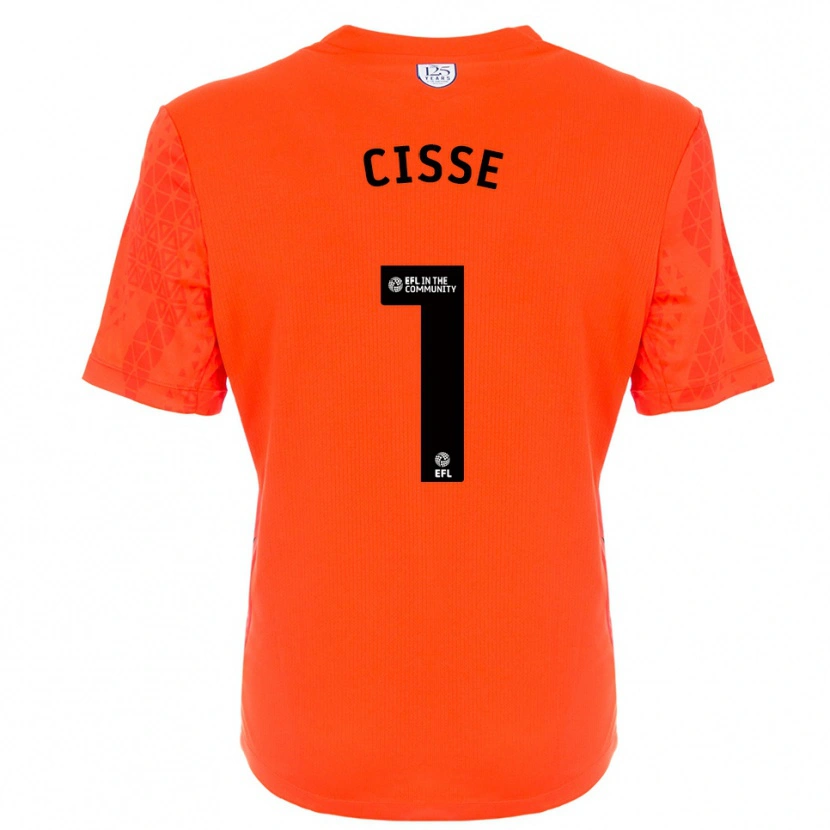 Danxen Damen Ben Cisse #1 Trikot Orange Schwarz Torwarttrikot 2025/26 Österreich