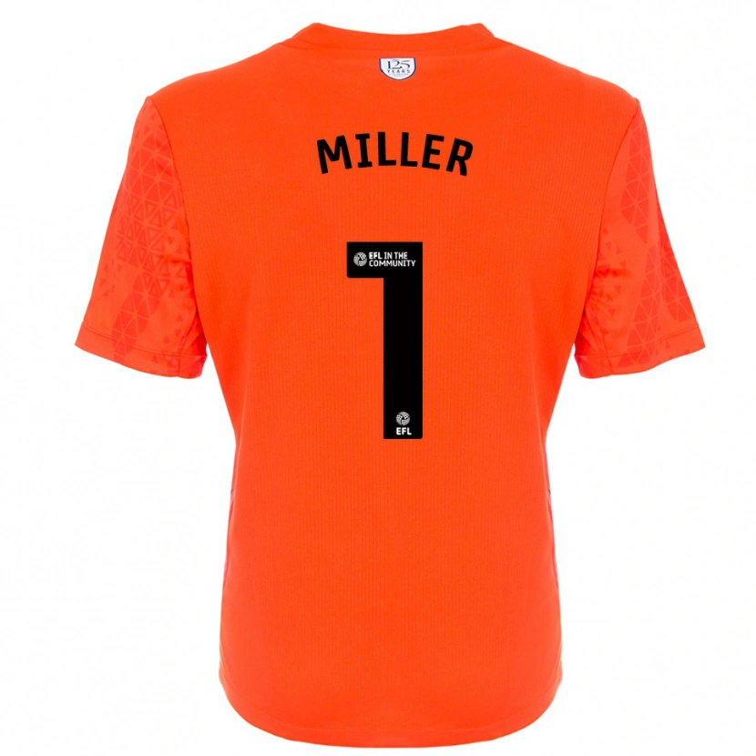 Danxen Damen Anna Miller #1 Trikot Orange Schwarz Torwarttrikot 2025/26 Österreich