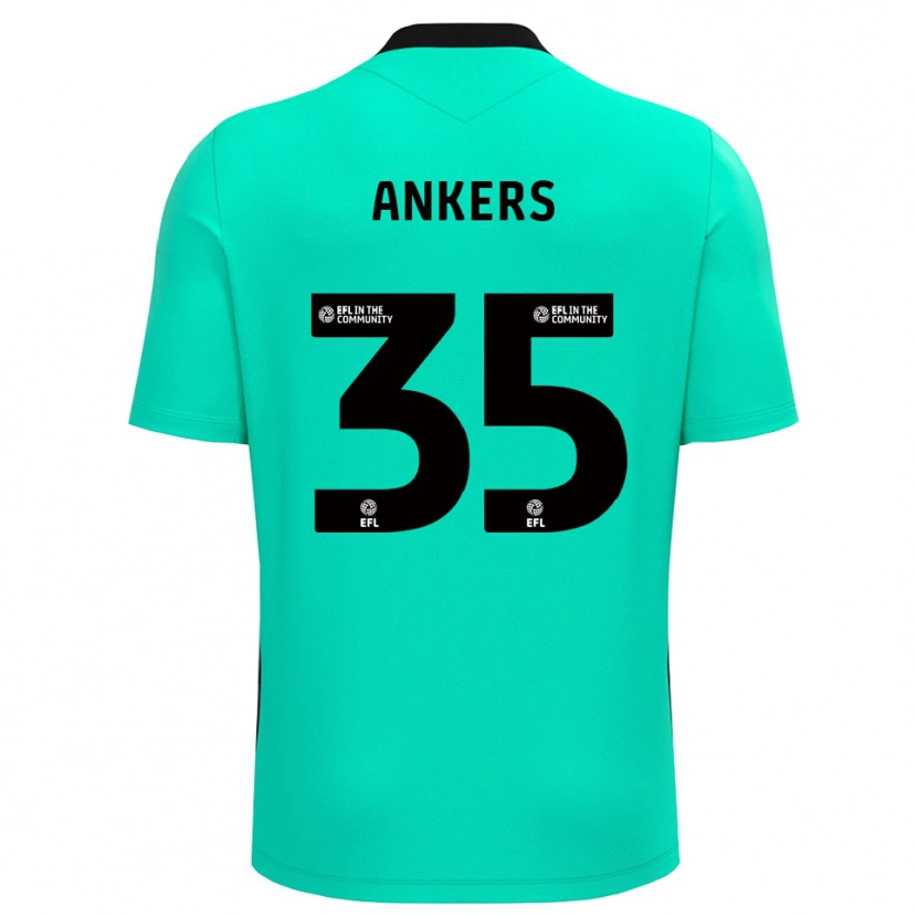 Danxen Damen Chloe Ankers #35 Trikot Mittel Türkis Torwarttrikot 2025/26 Österreich