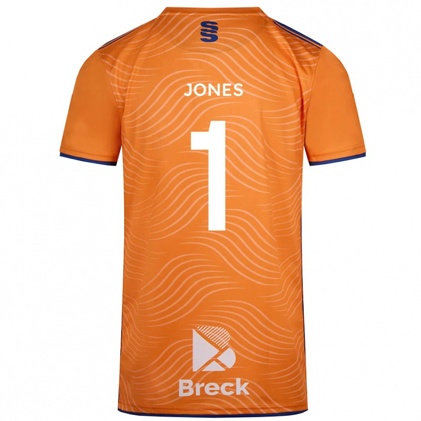 Danxen Damen Zac Jones #1 Trikot Orange Schwarz Torwarttrikot 2025/26 Österreich