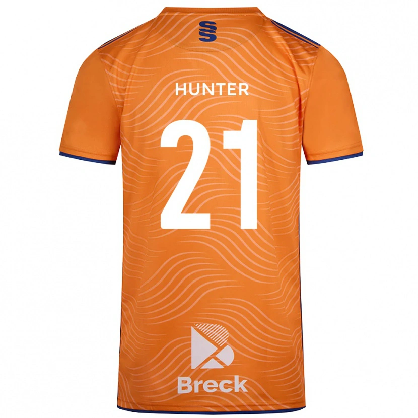 Danxen Damen Megan Hunter #21 Trikot Orange Schwarz Torwarttrikot 2025/26 Österreich