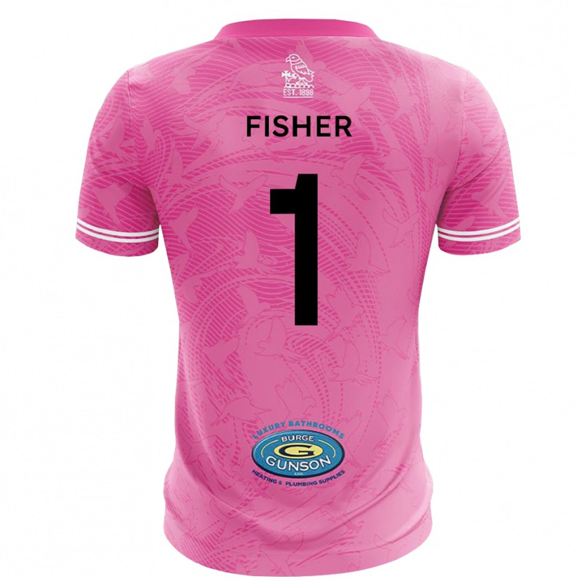 Danxen Damen Tobias Fisher #1 Trikot Pink Weiß Torwarttrikot 2025/26 Österreich