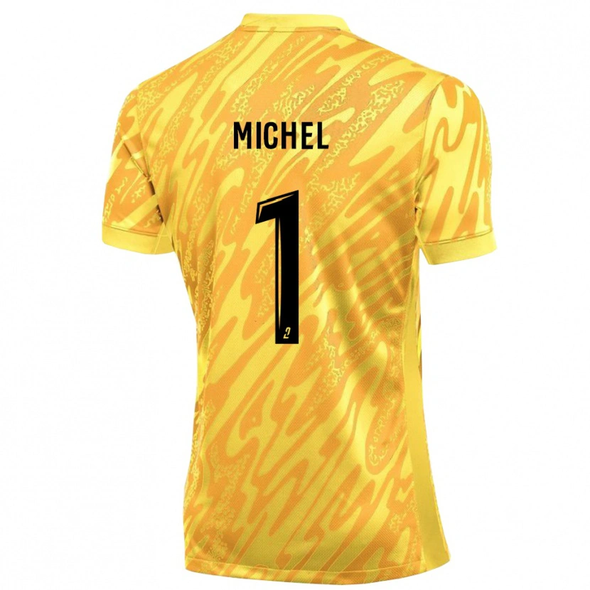 Danxen Damen Mathieu Michel #1 Trikot Orange Gelb Torwarttrikot 2025/26 Österreich
