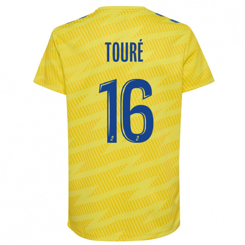 Danxen Damen Issiaka Touré #16 Trikot Gelb Blau Torwarttrikot 2025/26 Österreich
