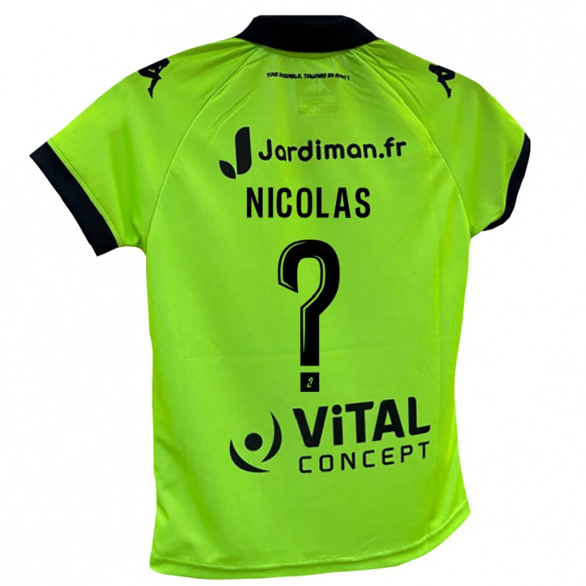 Danxen Damen Corentin Nicolas #0 Trikot Neon Grün Torwarttrikot 2025/26 Österreich