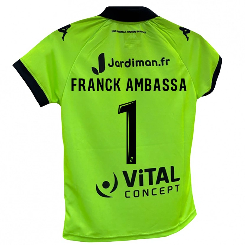 Danxen Damen Gaspard Franck Ambassa #1 Trikot Neon Grün Torwarttrikot 2025/26 Österreich