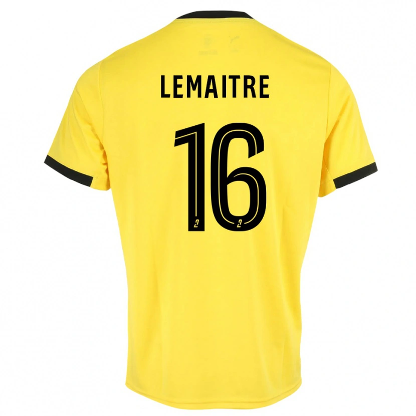 Danxen Damen Nicolas Lemaître #16 Trikot Gelb Schwarz Torwarttrikot 2025/26 Österreich