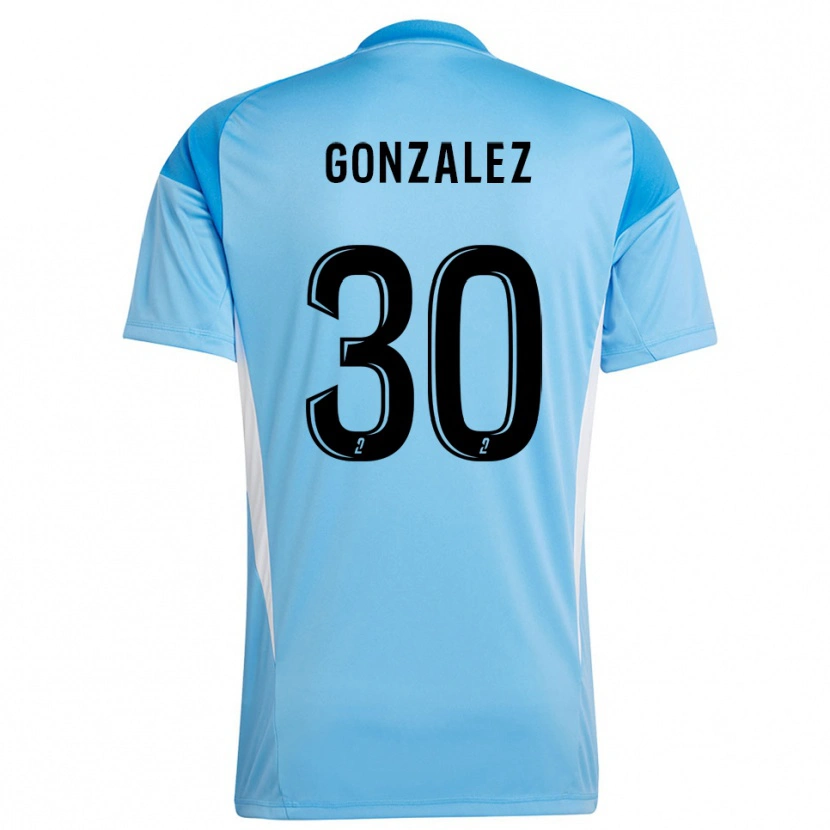 Danxen Damen Matéo Gonzalez #30 Trikot Himmelblau Weiß Torwarttrikot 2025/26 Österreich