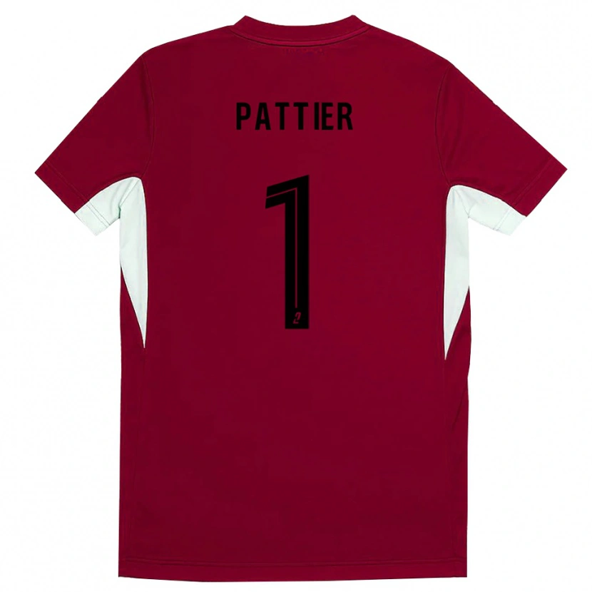 Danxen Damen Maxime Pattier #1 Trikot Rot Schwarz Torwarttrikot 2025/26 Österreich