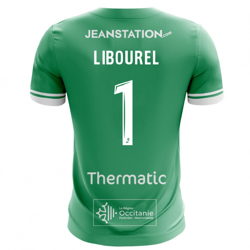 Danxen Damen Laurie Libourel #1 Trikot Grün Weiß Torwarttrikot 2025/26 Österreich