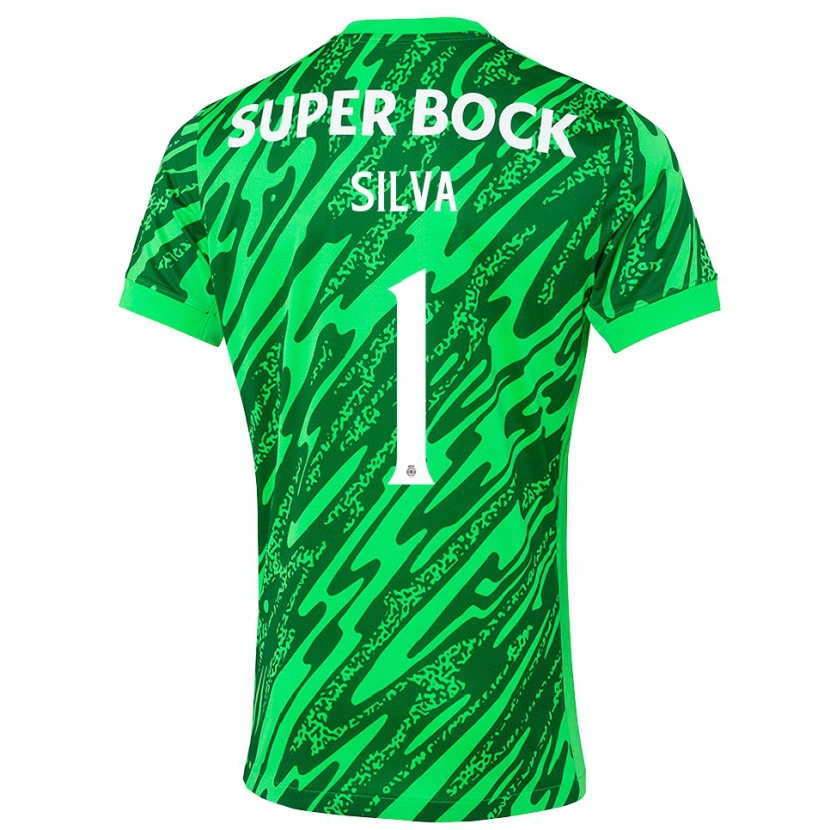 Danxen Damen Rui Silva #1 Trikot Grün Weiß Torwarttrikot 2025/26 Österreich