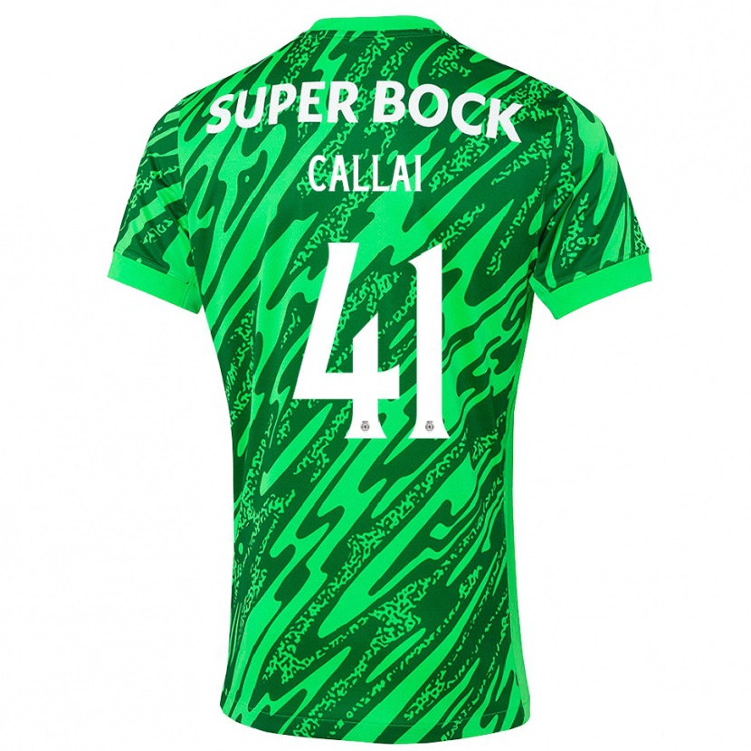 Danxen Damen Diego Callai #41 Trikot Grün Weiß Torwarttrikot 2025/26 Österreich