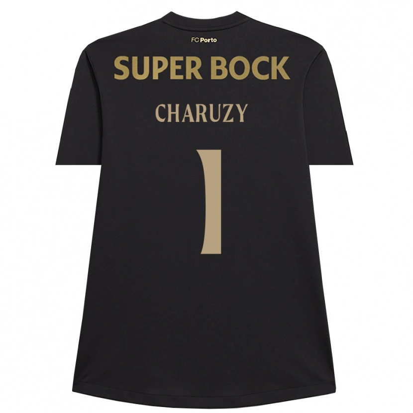 Danxen Damen Hubert Charuzy #1 Trikot Schwarz Braun Torwarttrikot 2025/26 Österreich