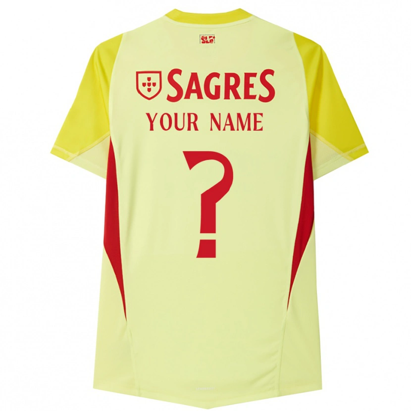 Danxen Damen SL Benfica Trikot Gelb Rot Torwarttrikot 2025/26 Österreich