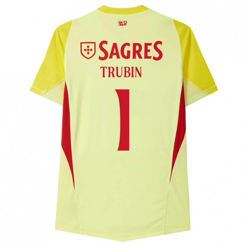 Danxen Damen Anatoliy Trubin #1 Trikot Gelb Rot Torwarttrikot 2025/26 Österreich