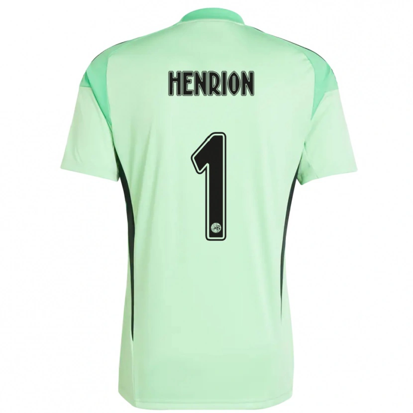 Danxen Damen Martin Henrion #1 Trikot Hellgrün Schwarz Torwarttrikot 2025/26 Österreich
