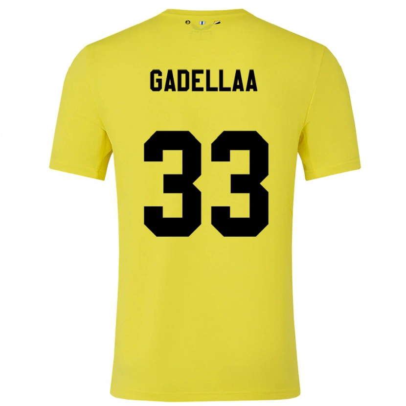 Danxen Damen Kevin Gadellaa #33 Trikot Gelb Schwarz Torwarttrikot 2025/26 Österreich