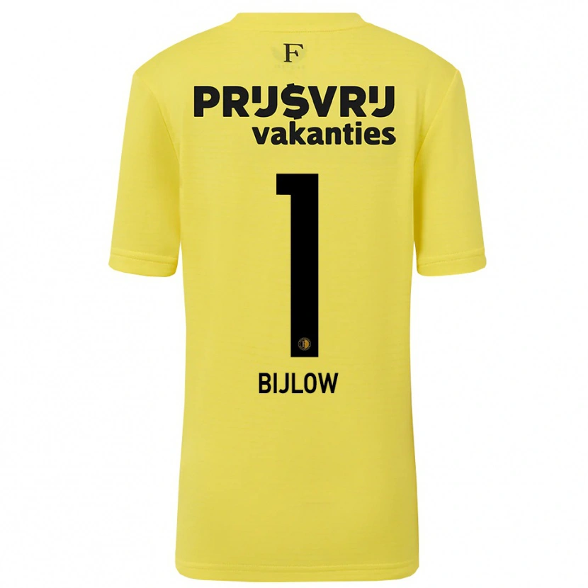 Danxen Damen Justin Bijlow #1 Trikot Gelb Schwarz Torwarttrikot 2025/26 Österreich