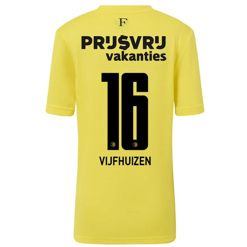Danxen Damen Beer Vijfhuizen #16 Trikot Gelb Schwarz Torwarttrikot 2025/26 Österreich