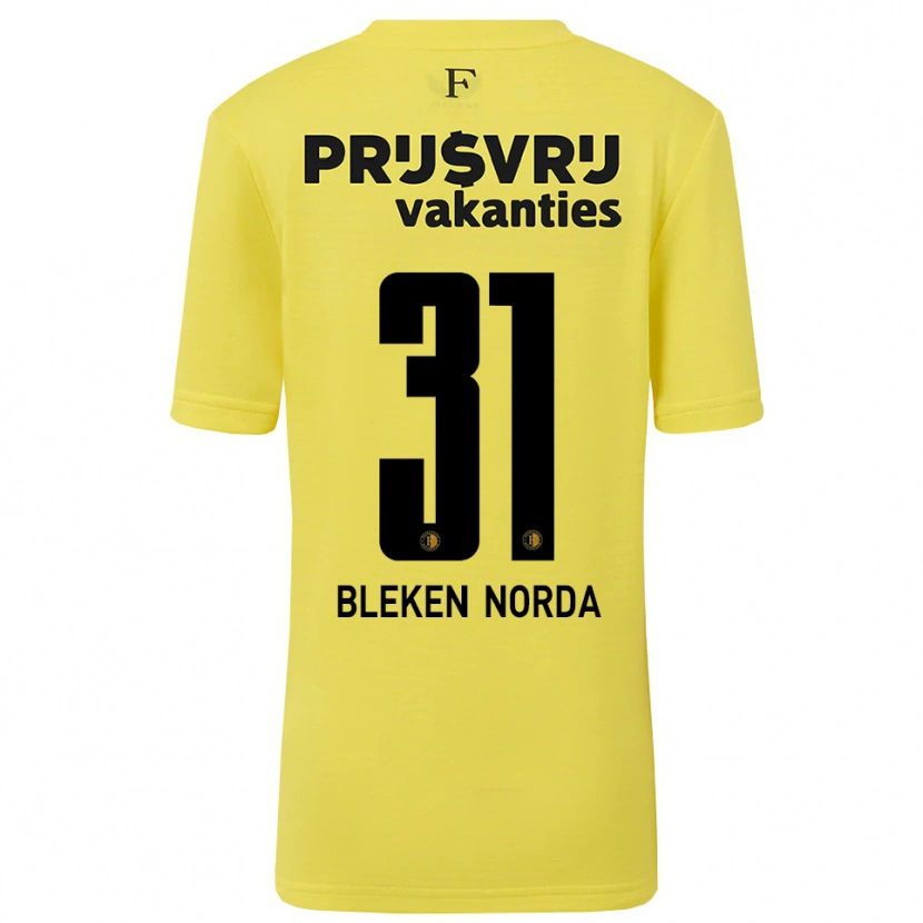 Danxen Damen Haakon Bleken Norda #31 Trikot Gelb Schwarz Torwarttrikot 2025/26 Österreich