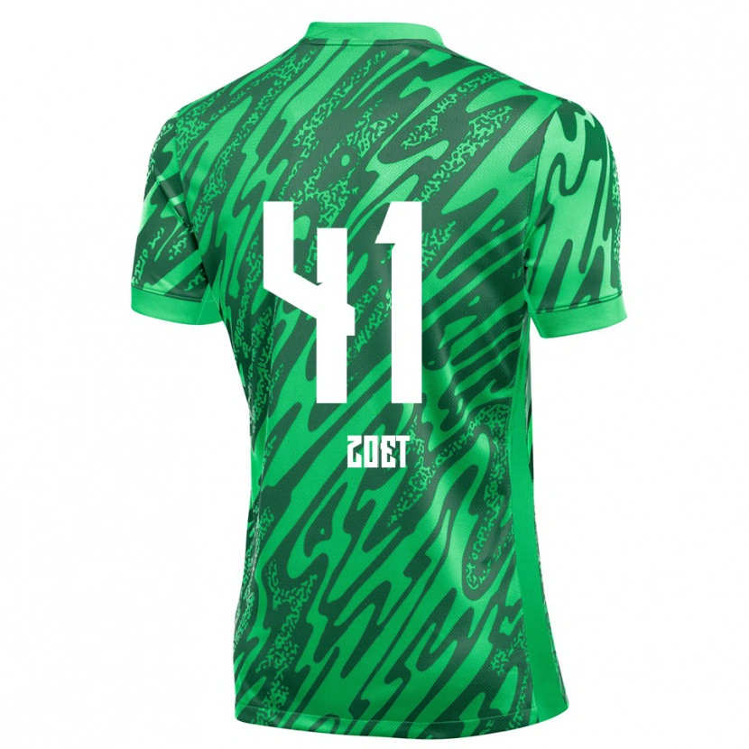 Danxen Damen Jeroen Zoet #41 Trikot Grün Weiß Torwarttrikot 2025/26 Österreich