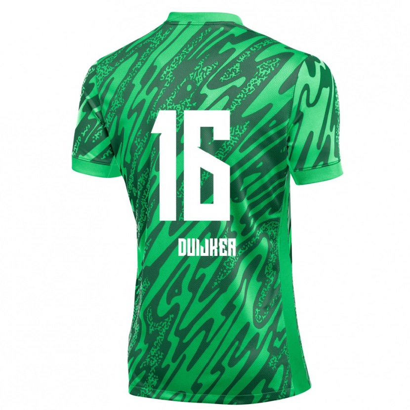 Danxen Damen Jaycen Duijker #16 Trikot Grün Weiß Torwarttrikot 2025/26 Österreich