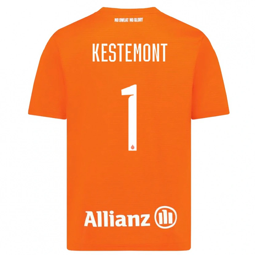 Danxen Damen Thibeau Kestemont #1 Trikot Orange Weiß Torwarttrikot 2025/26 Österreich
