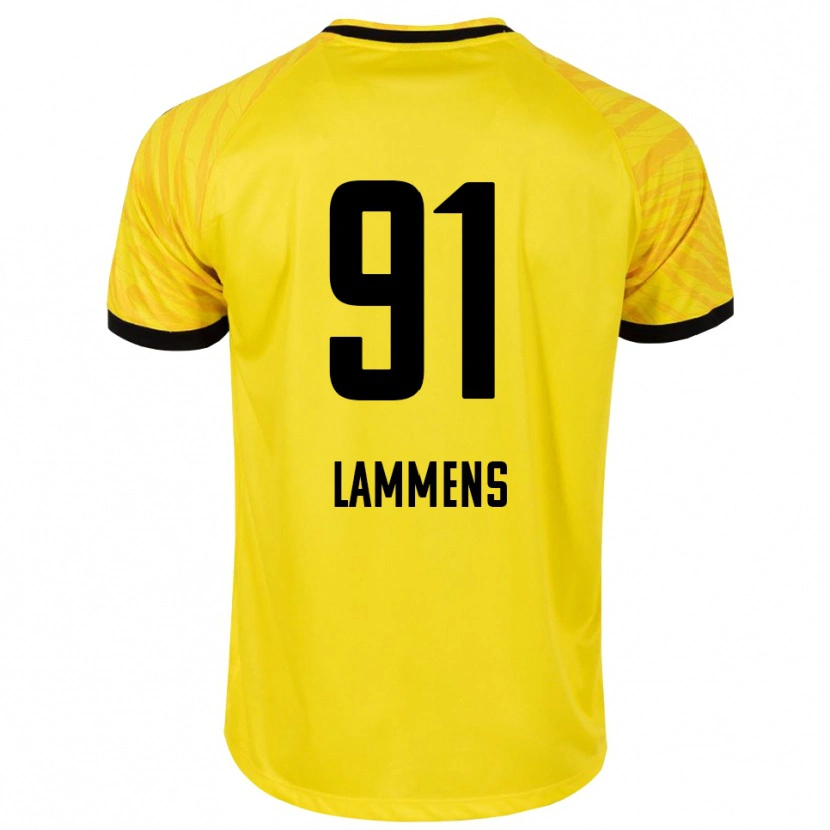 Danxen Damen Senne Lammens #91 Trikot Gelb Schwarz Torwarttrikot 2025/26 Österreich