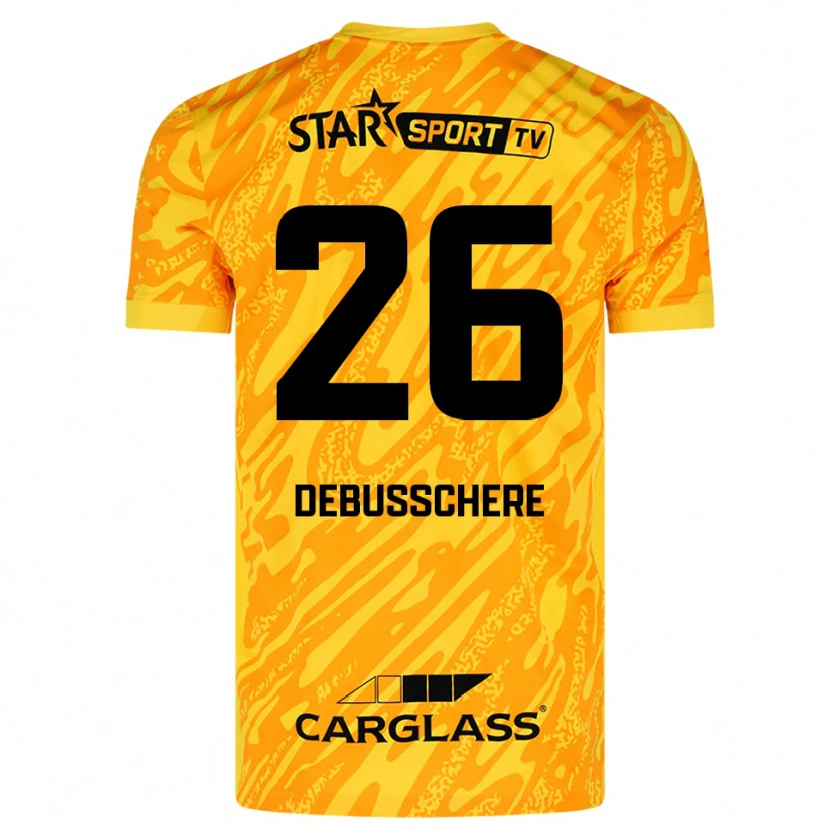 Danxen Damen Vic Debusschere #26 Trikot Orange Gelb Schwarz Torwarttrikot 2025/26 Österreich