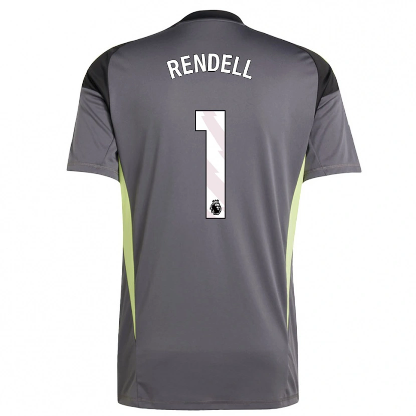 Danxen Damen Kayla Rendell #1 Trikot Dunkelgrau Weiß Torwarttrikot 2025/26 Österreich