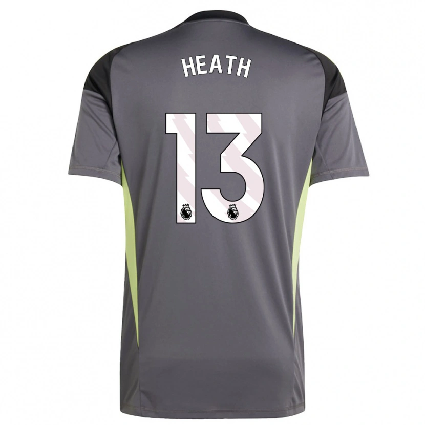 Danxen Damen Fred Heath #13 Trikot Dunkelgrau Weiß Torwarttrikot 2025/26 Österreich