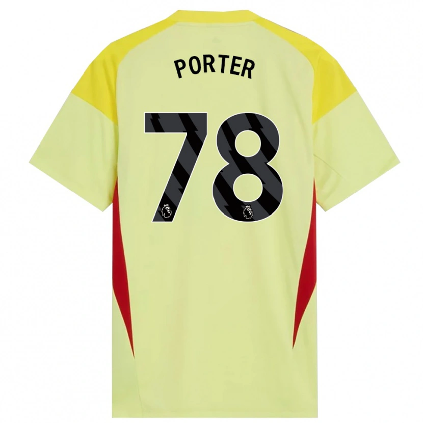 Danxen Damen Jack Porter #78 Trikot Gelb Rot Schwarz Torwarttrikot 2025/26 Österreich