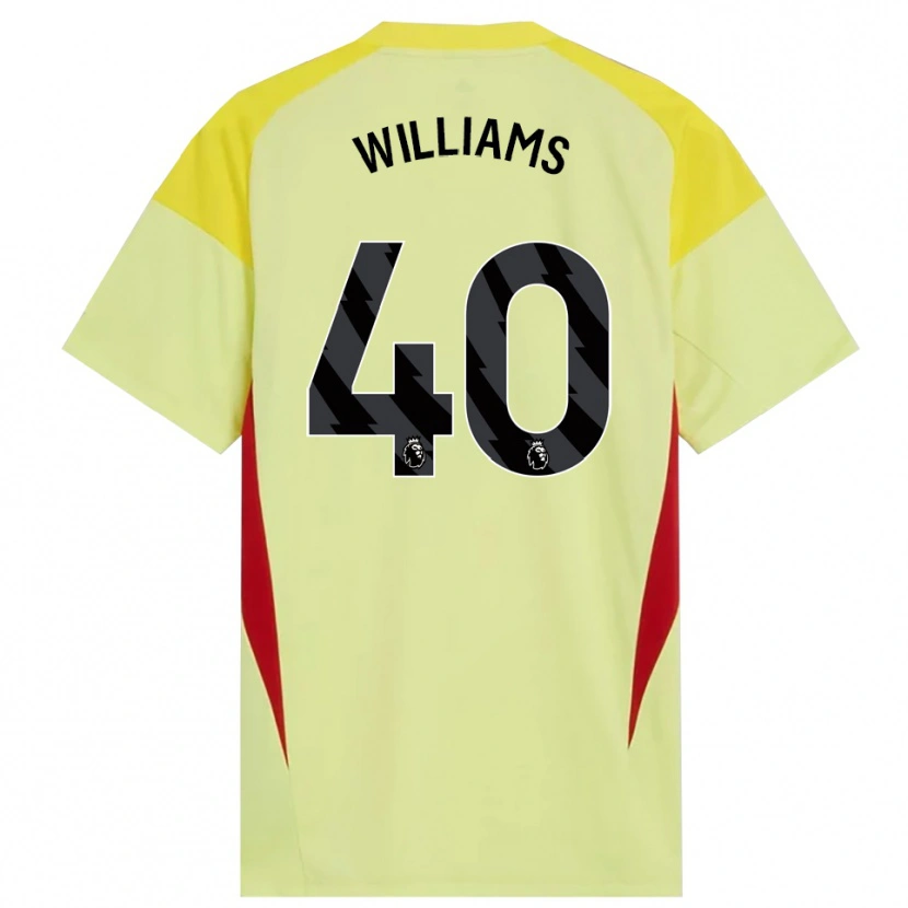 Danxen Damen Naomi Williams #40 Trikot Gelb Rot Schwarz Torwarttrikot 2025/26 Österreich