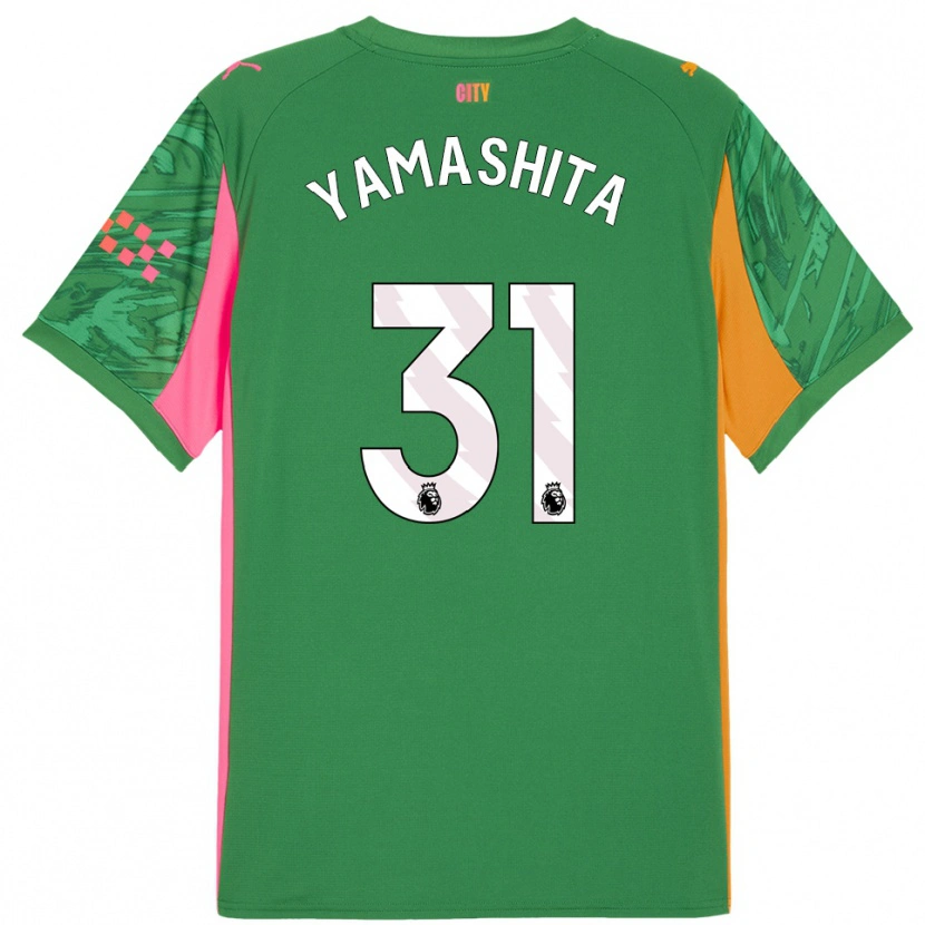 Danxen Damen Ayaka Yamashita #31 Trikot Grün Orange Torwarttrikot 2025/26 Österreich