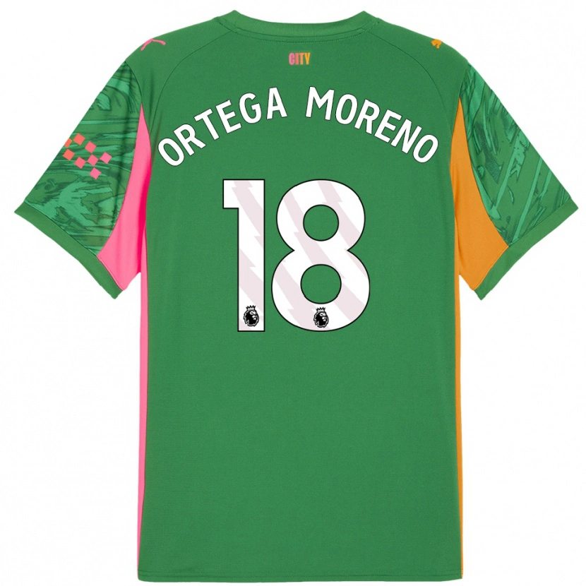 Danxen Damen Stefan Ortega #18 Trikot Grün Orange Torwarttrikot 2025/26 Österreich