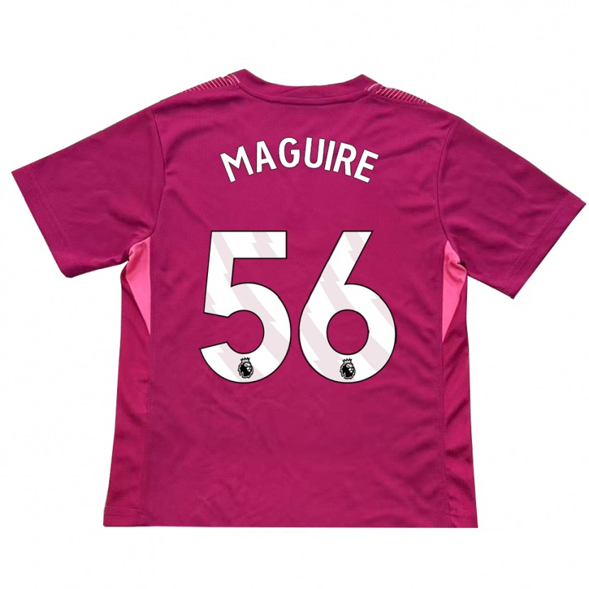 Danxen Damen Aaron Maguire #56 Trikot Rosenweiß Torwarttrikot 2025/26 Österreich