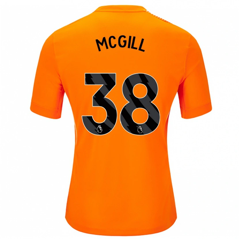 Danxen Damen Tom McGill #38 Trikot Orange Schwarz Torwarttrikot 2025/26 Österreich