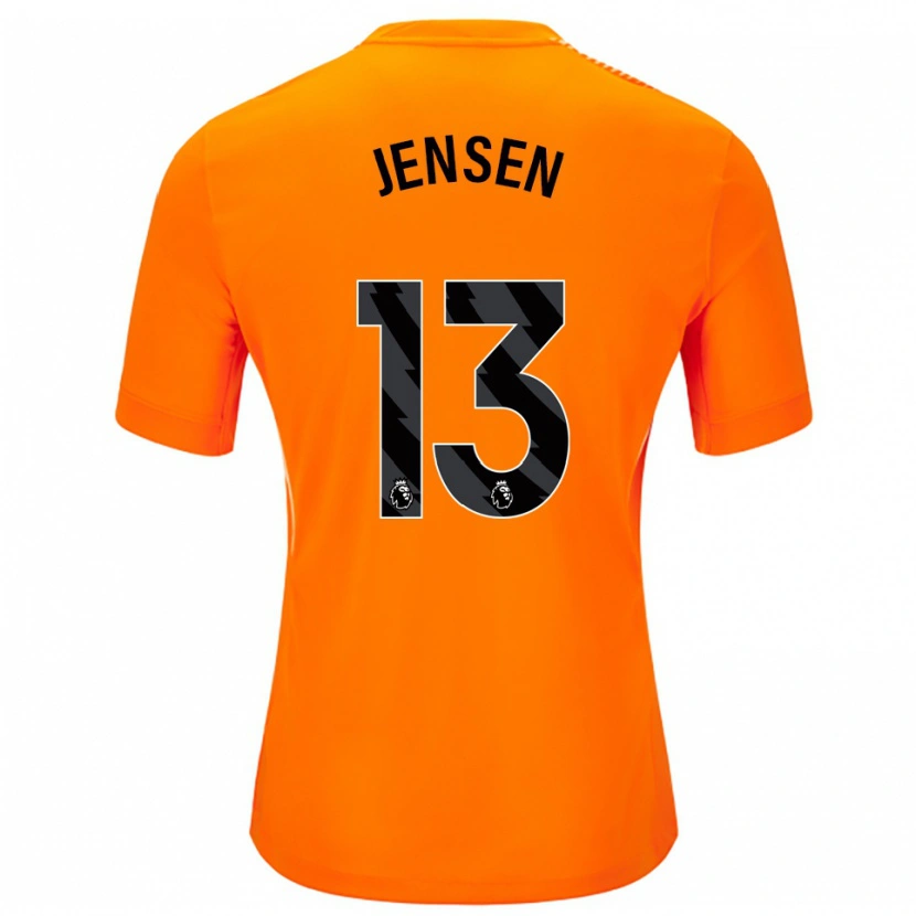 Danxen Damen Sebastian Jensen #13 Trikot Orange Schwarz Torwarttrikot 2025/26 Österreich
