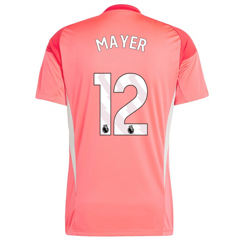 Danxen Damen Oliver Mayer #12 Trikot Rot Weiß Torwarttrikot 2025/26 Österreich