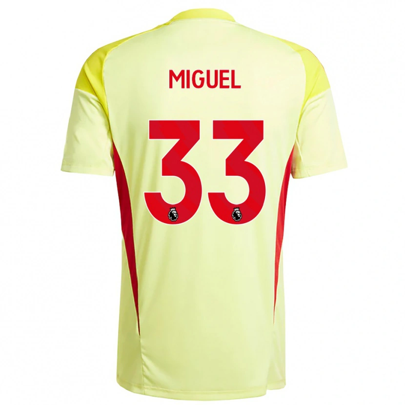 Danxen Damen Carlos Miguel #33 Trikot Hellgelb Orange Torwarttrikot 2025/26 Österreich