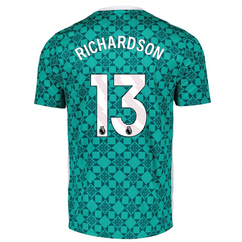 Danxen Damen Adam Richardson #13 Trikot Grün Weiß Torwarttrikot 2025/26 Österreich
