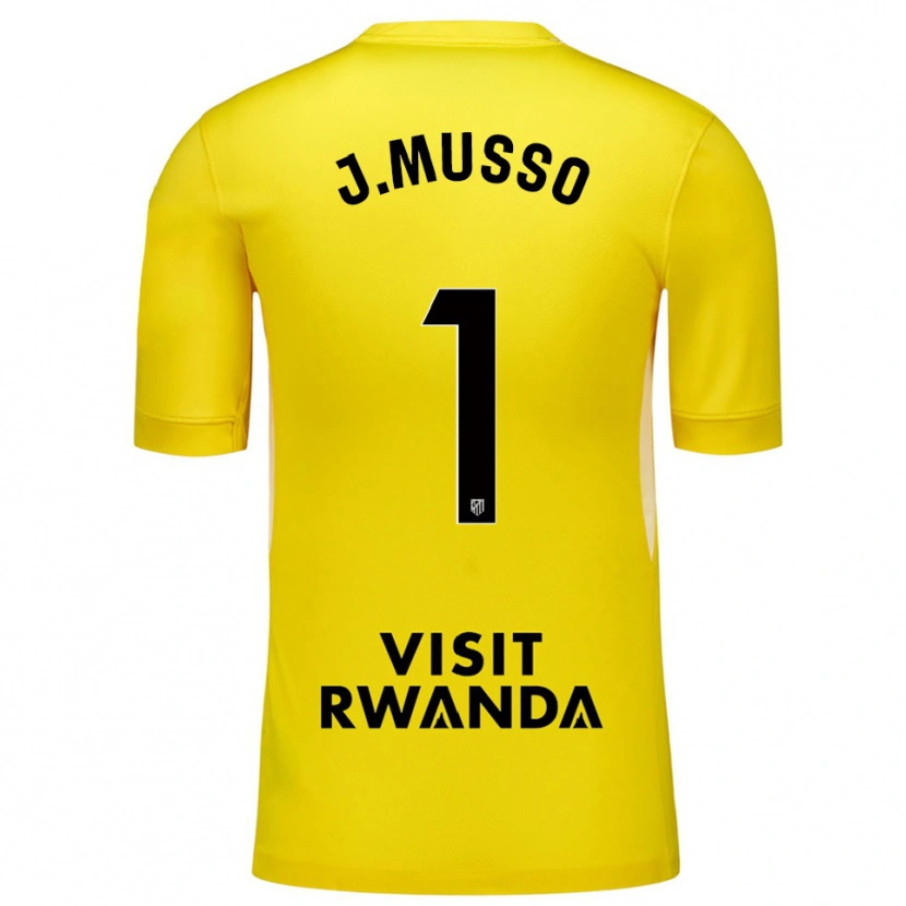 Danxen Damen Juan Musso #1 Trikot Gelb Schwarz Torwarttrikot 2025/26 Österreich