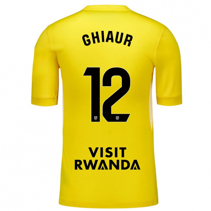 Danxen Damen Octavian Ghiaur #12 Trikot Gelb Schwarz Torwarttrikot 2025/26 Österreich