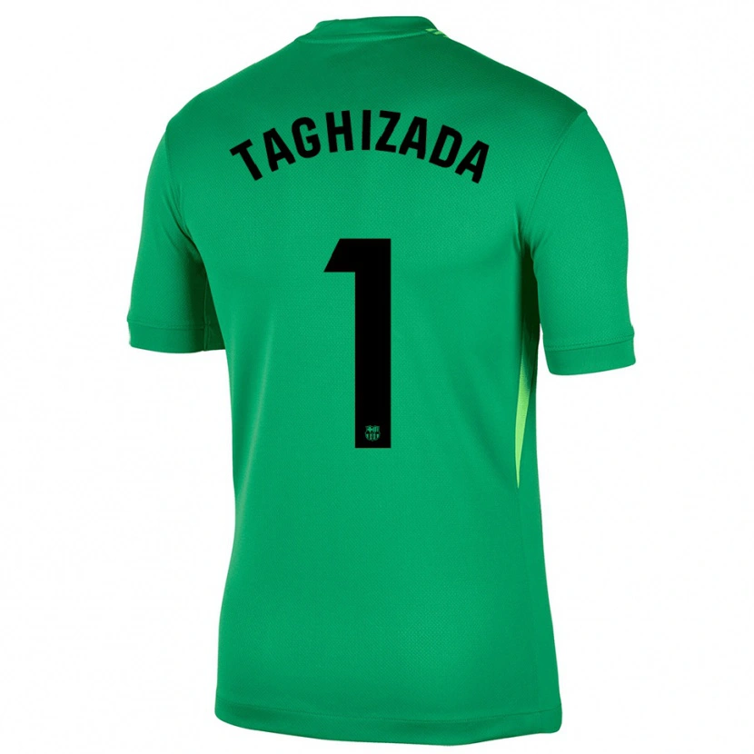 Danxen Damen Eldar Taghizada #1 Trikot Grün Schwarz Torwarttrikot 2025/26 Österreich