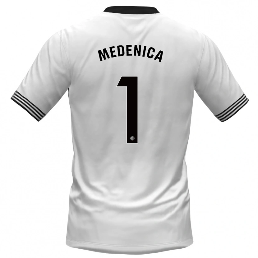 Danxen Damen Djordjije Medenica #1 Trikot Weiß Schwarz Torwarttrikot 2025/26 Österreich