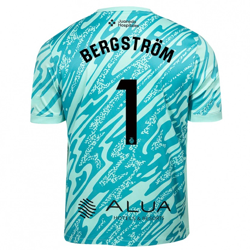 Danxen Damen Lucas Bergström #1 Trikot Cyan Schwarz Torwarttrikot 2025/26 Österreich