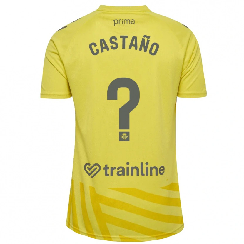 Danxen Damen Jesús Castaño #0 Trikot Gelb Grau Torwarttrikot 2025/26 Österreich